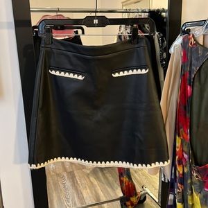 Zara leather skirt